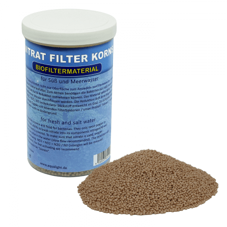 AquaLight Nitraatafbrekende filterkorrels (1000 ml)