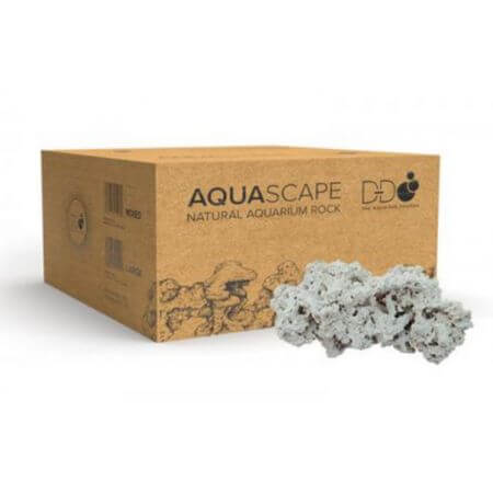 DD Aquascape Natural Aquarium Rock (20 kg grote stukken doos / 3,0 - 4,5 KG)
