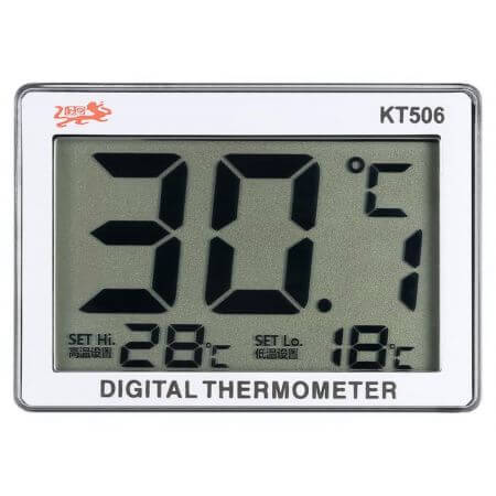 Digitale aquarium thermometer met alarm