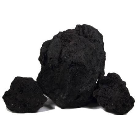 Lava stenen - zwart