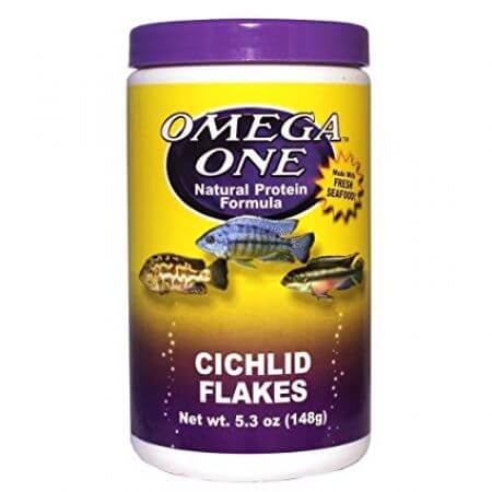 Omega One Cichlid Flakes 2.2oz (62Gr.)