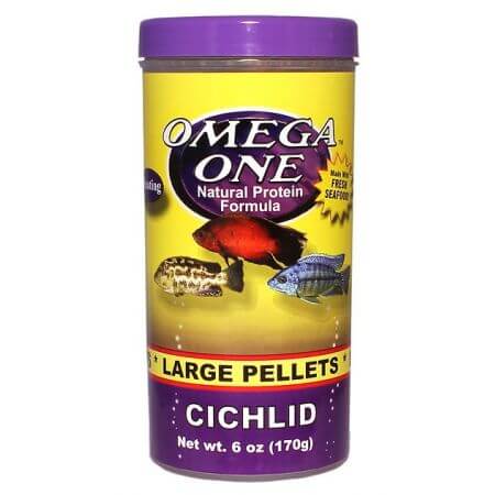 Omega One Large Cichlid Pellets 3oz (85Gr.)