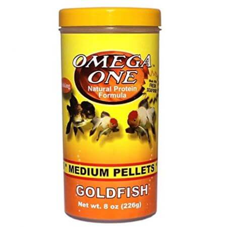 Omega One Medium Goldfish Pellets 8oz (227Gr.)