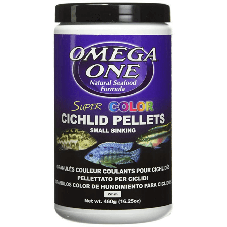 Omega One Super Color Cichlid Pellets Sinking 8oz (226Gr.)