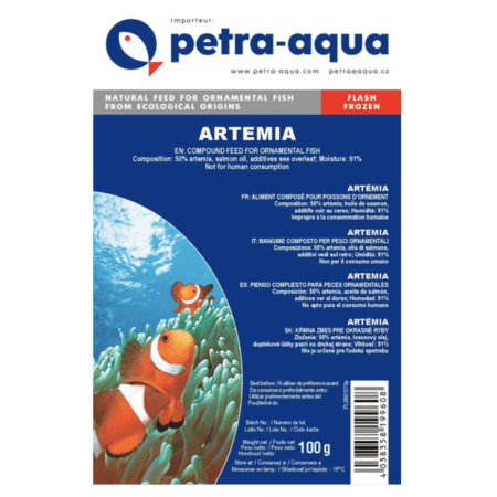Petra Aqua Artemia Diepvries 100Gr.