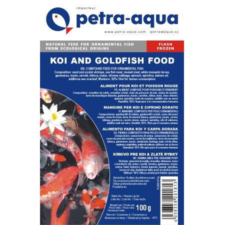 Petra Aqua Koi and Goldfish Special Diepvries 100Gr.