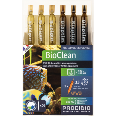 Prodibio BioClean (Zoet- en zeewater) 6 Ampullen