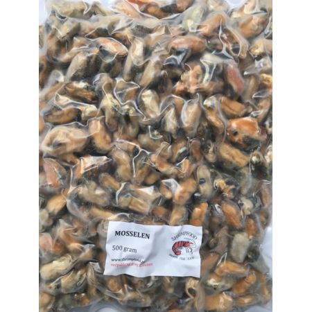 Shrimpfood Frozen Mussels - 500 g