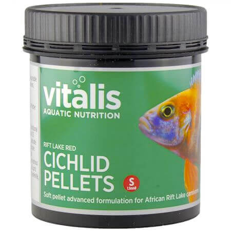 Vitalis Rift Lake Cichlid Pellets - Red 1.5 mm 120 g