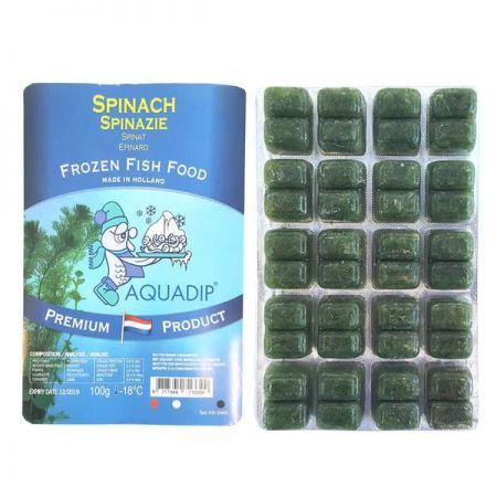 AQUADIP Spinach / Vegetable diet - 100 gram blister - diepvries