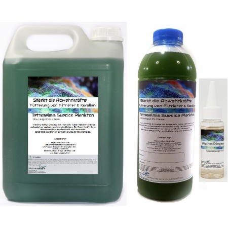 Kweekpakket - Plankton24 - Tetraselmis Suecica met bemesting - 1 Liter