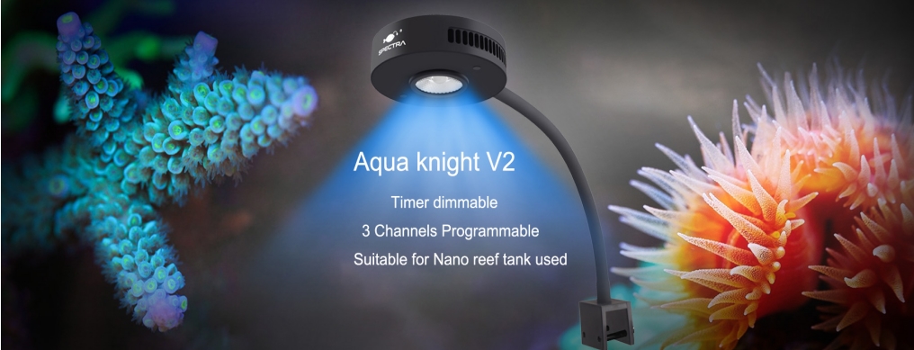Aqua Knight V2 (36W) zonsopgang / zonsondergang zeeaquarium verlichting