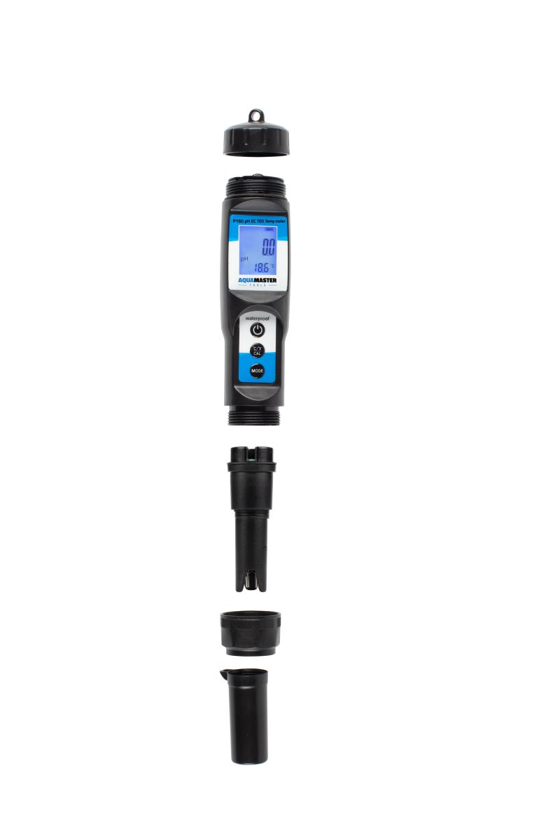 Aqua Master Tools pH, EC, TDS, PPM, Temp meter P160 Pro