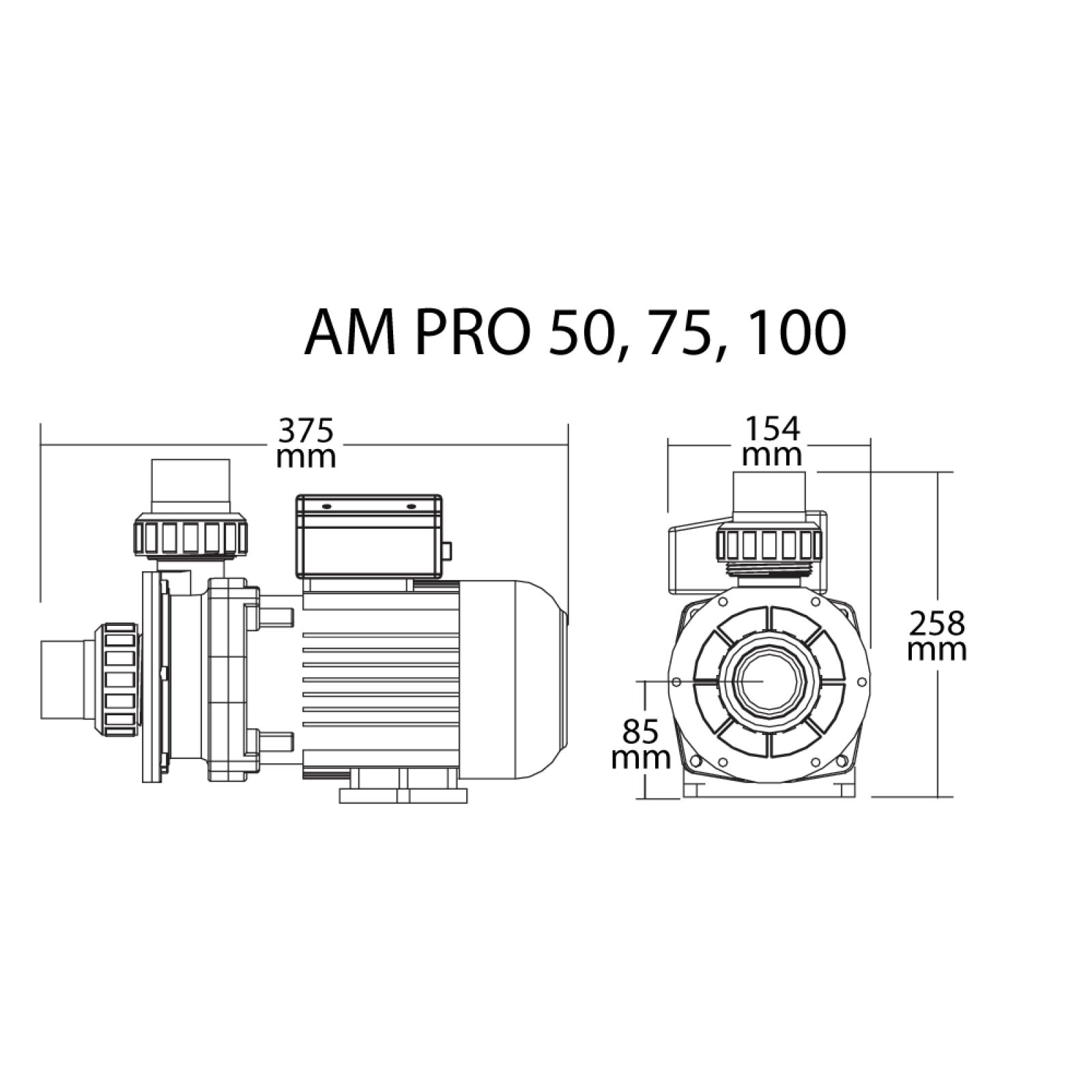 Aqua Medic AM PRO 50 - 75 - 100 pompen