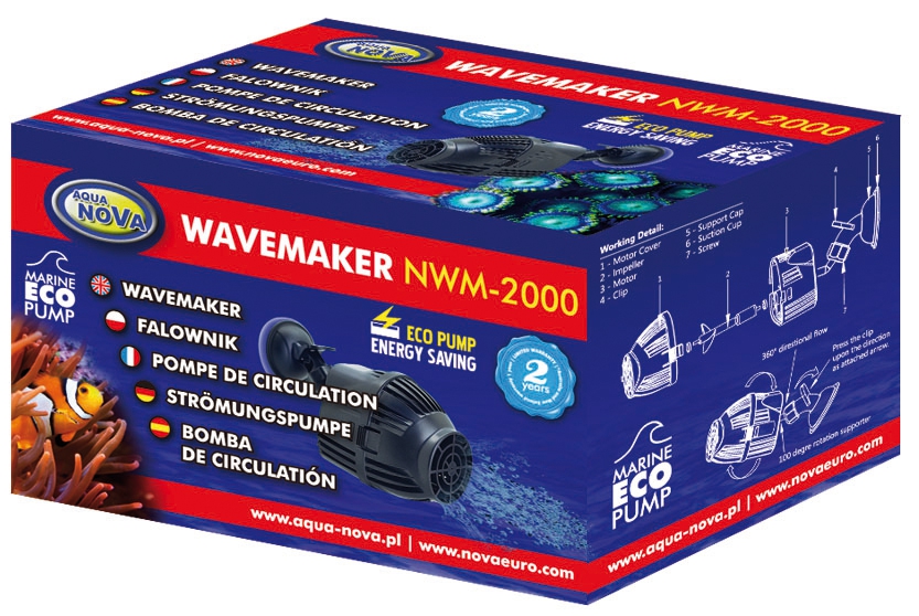 Aqua Nova Wavemaker 2000L/H, 3.8W