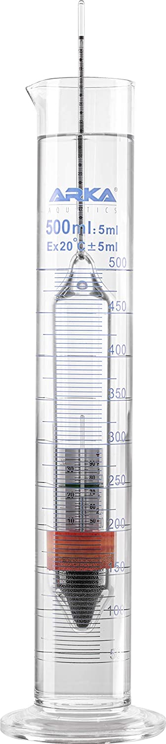 ARKA Araometer incl. Thermometer + Cylinder