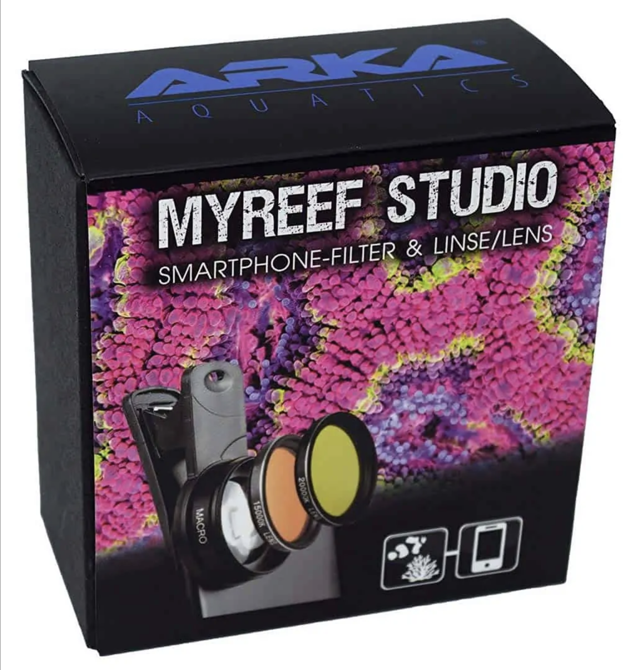 ARKA myReef -Studio - Smartphone kleurfilter & Makro-Lens