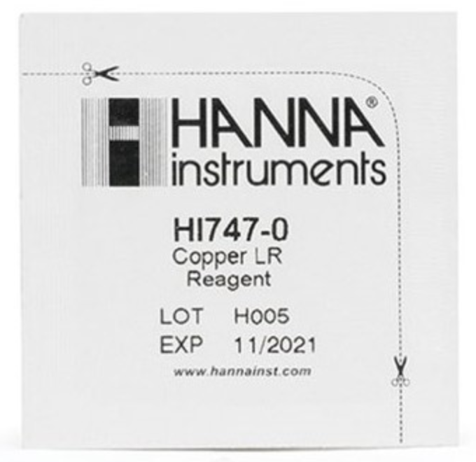 Hanna Reagentia Copper LR 25st.