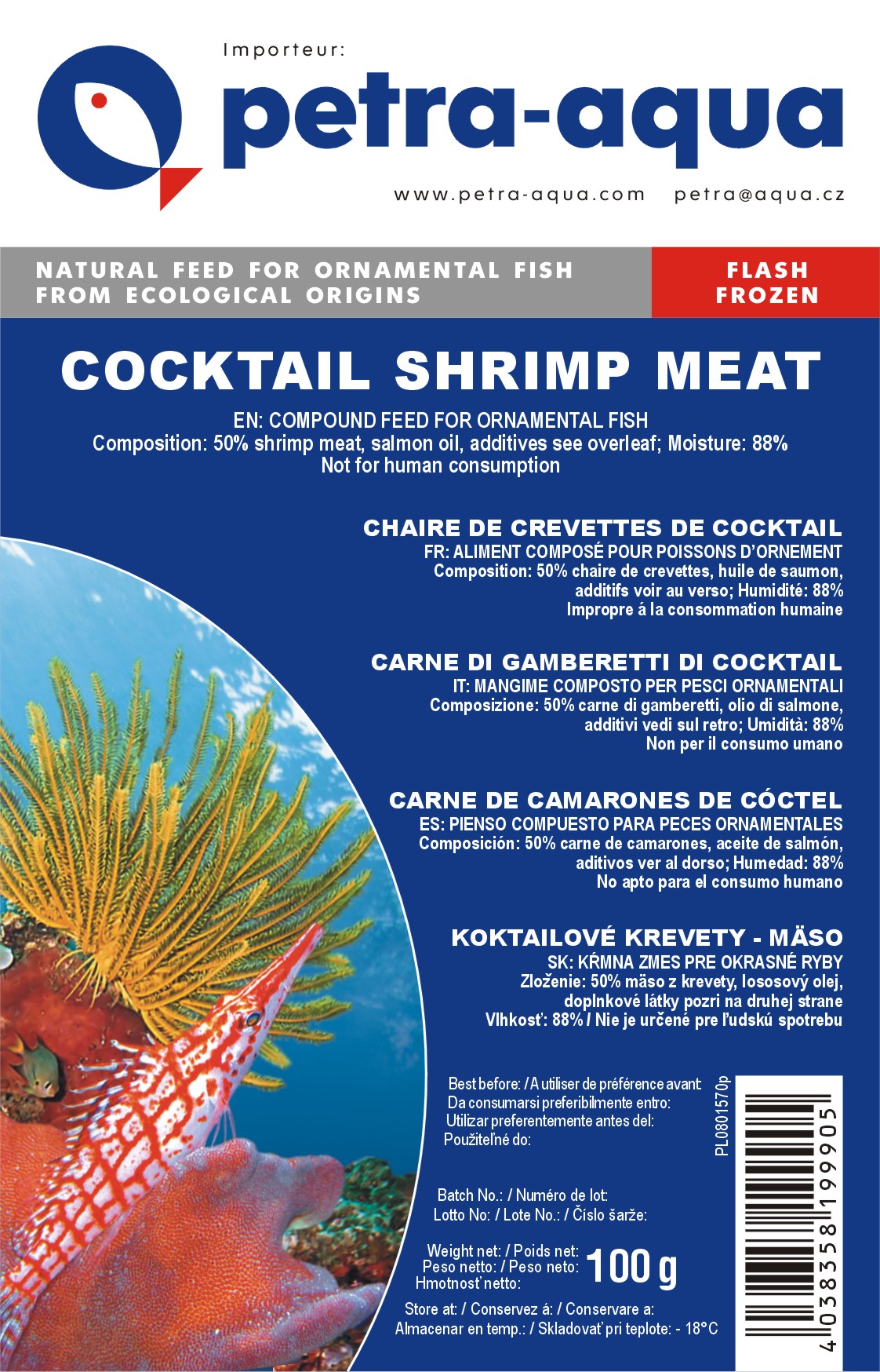 Petra Aqua Cocktail Shrimp Meat Diepvries