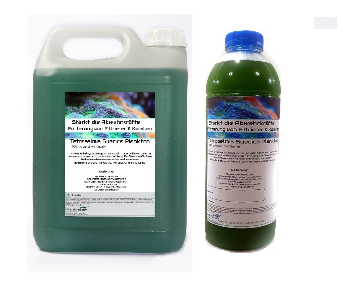 Plankton24 - Tetraselmis Suecica Plankton - Versterkt en verbetert de immuniteit