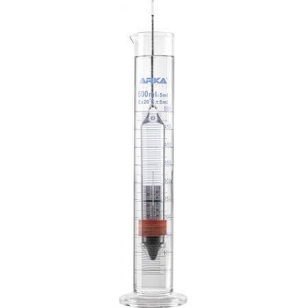 ARKA Araometer incl. Thermometer + Cylinder