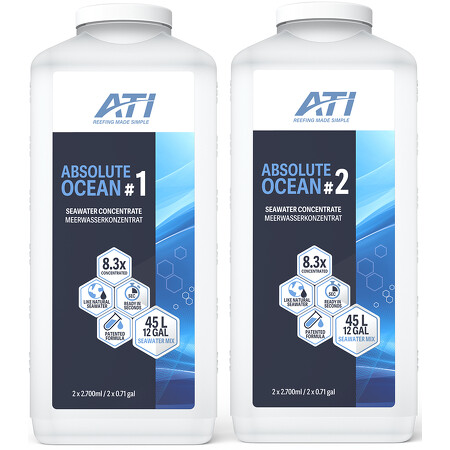 ATI Absolute Ocean 2 x 2,7 Ltr. / 8.3 x geconcentreerd zeewater