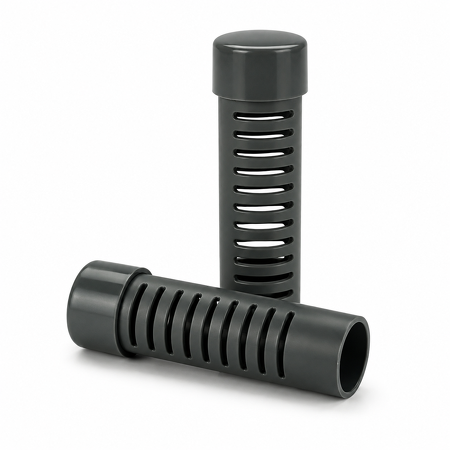 AquaPerfekt Sleufbuis met dop 40 mm, 15 cm lang