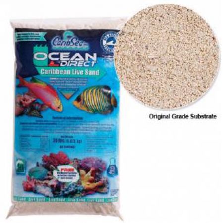 Caribsea OCEAN DIRECT Live sand - 0.25-1mm 9,07 kg. (Tweedekans)