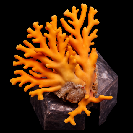 Distichopora violacea - Stylaster (Orange) L (Ong. 8-9 cm)