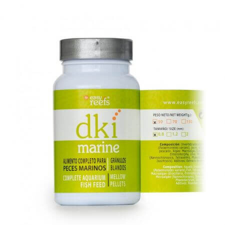 Easy Reefs DKI marine &Oslash; 0,6mm 70g &ndash; granulaat voer