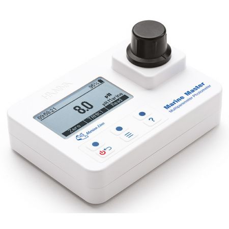 Hanna Zakformaat fotometer voor pH, alkaliniteit, calcium, nitraat, nitriet en fosfaat in zeewater