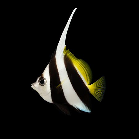 Heniochus diphreutes (Schooling Bannerfish) L