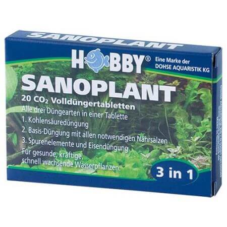 Hobby Sanoplant, CO2 bemestingstabletten, 20 tabletten