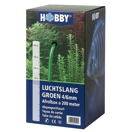 Luchtslang groen 4/6mm (Afrolbox a 200 meter)