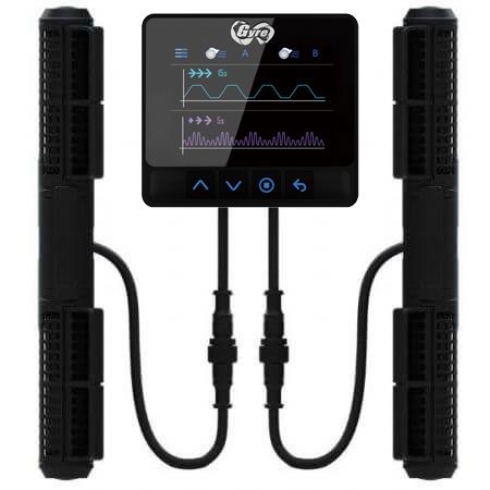 Maxspect Gyre 330 CLOUD set a 2 pompen incl. 1 controller + 2x voeding - 5w/35w. (Tweedekans)