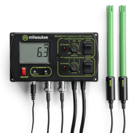 Milwaukee pH + Orp controller incl. pH en ORP electrode (Tweedekans)