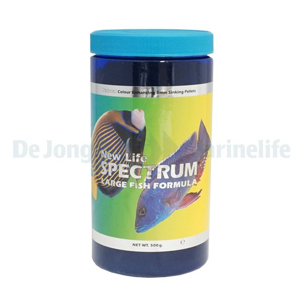 New Life Spectrum - Large Fish 3mm Sinking Salt/Fresh - 500g