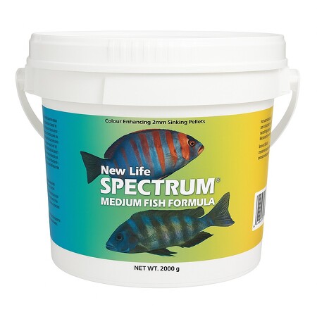New Life Spectrum - Medium Fish 2mm Sinking Salt/Fresh  - 2000g