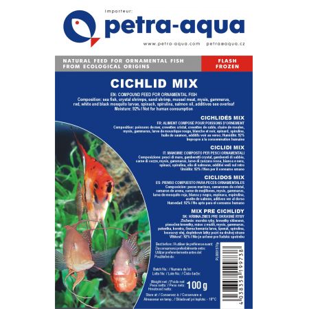 Petra Aqua Cichlidenmix Diepvries 100Gr.