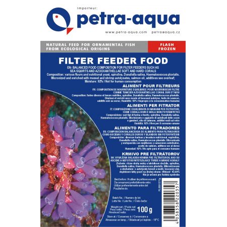 Petra Aqua Food for Filter Feeders Diepvries 100Gr.