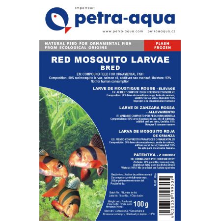 Petra Aqua Rode muggenlarven Diepvries 100Gr.