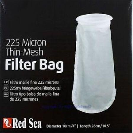 Red Sea 225 micron Thin-mesh filter bag