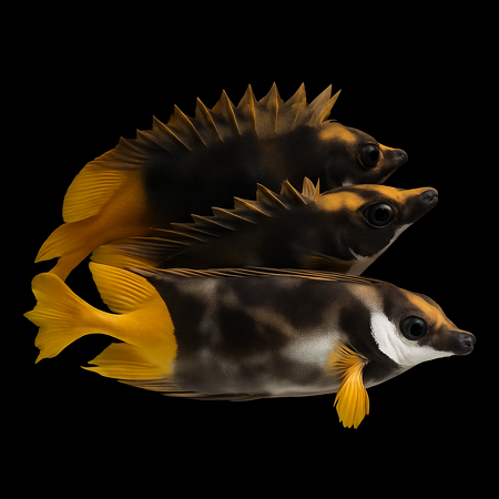 Siganus uspi (Bicolored Foxface) L
