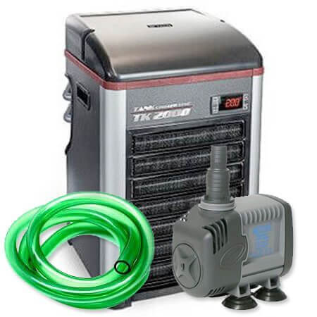 Teco koeler TK2000H complete set met slang en pomp (met verwarming)