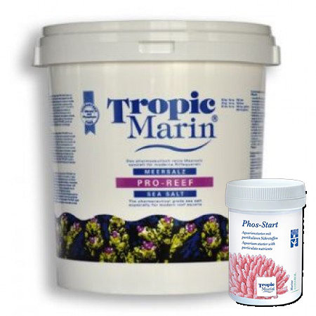 Tropic Marin Pro Reef zee zout - emmer a 15 kg. (450 ltr.) (+ PHOS-START 75 g)