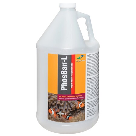 Two little fishies - PhosBan-L : Liquid Instant Phosphate Binder  - 3.8 L (1 gal)
