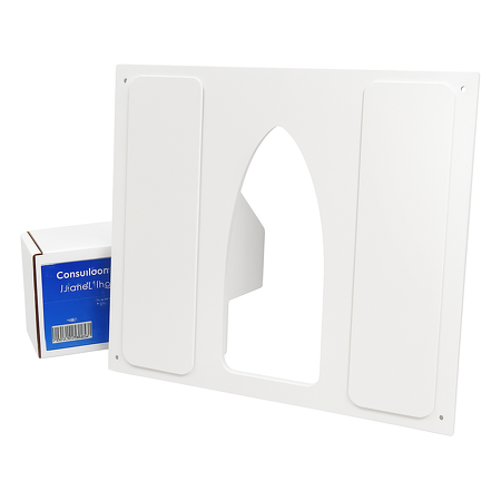 Adaptive Reef - Controller Cabinet Trident Faceplate - Wit - Quad Slat