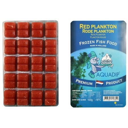 Aquadip - Red plankton 100 gram  - diepvries