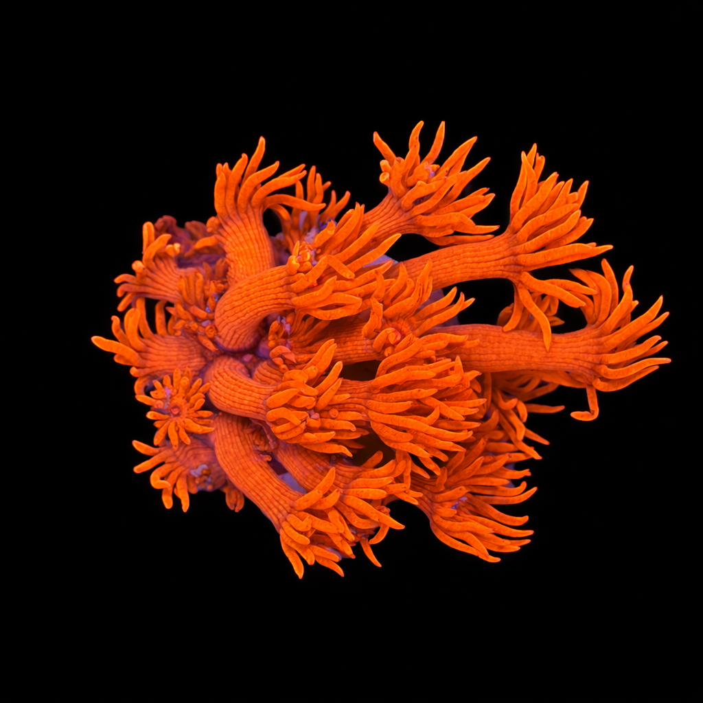 Goniopora Ultra Red Frag (Ong. 2-3 cm) WYSIWYG (1784404986921)