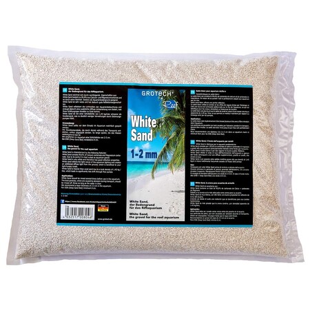 Grotech White Sand 1&ndash;2 mm &ndash; Aquarium zand